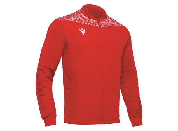 Shiva Full Zip Top RØD/HVIT XXL Teknisk jakke med børstet foring- Unisex 