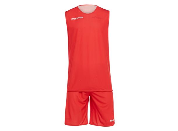 X400 Reversible Set RED/WHT XXS Vendbart basketsett - Unisex 