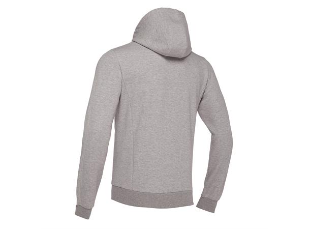 Zither Full Zip Hoody GRY S Hettejakke i myk bomullsmiks 