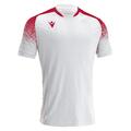 Alioth Shirt WHT/RED XXS Teknisk spillerdrakt i ECO-tekstil