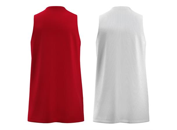 Idaho Reversible Shirt RED/WHT 3XL Vendbar teknisk basketdrakt - Unisex 