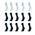 Macron Fixed Sokker 5 pk WHT S Sportssokker i bomullsmiks - Unisex