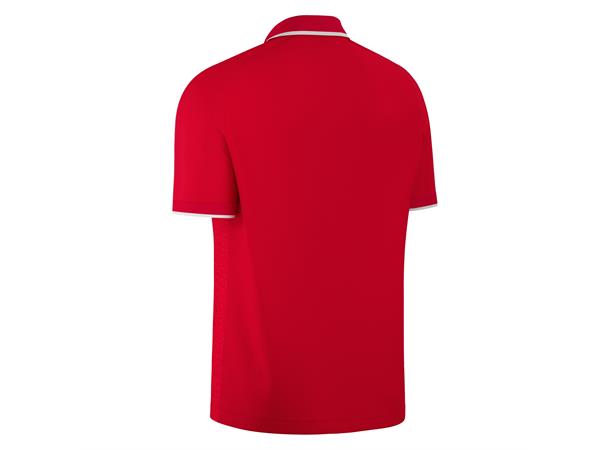 Aulos Polo RED/WHT 3XL Teknisk poloskjorte - Unisex 
