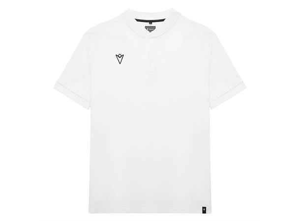 Nisiros Icon stretch korean polo WHT XXS Poloskjorte Uten krage - Unisex 